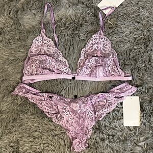 Wicked Weasel Lace Bralette and Panty